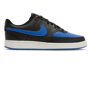 Men’s size 8.5 black and blue Nike Court Vision Low 'Black Game Royal'
